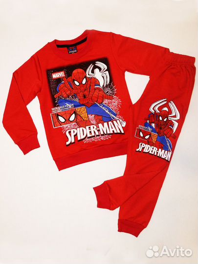 Костюм для мальчика человек паук 110,116,122,134