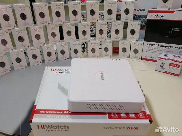 8-ми канальный видеорегистратор DS-H208QA HiWatch