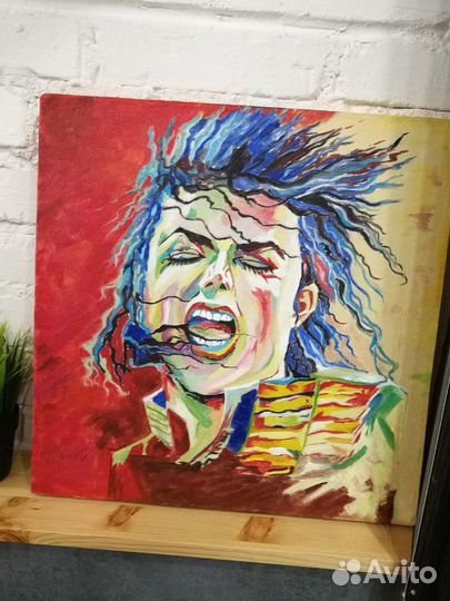 Картина маслом Майкл Джексон, Монро, Лепс