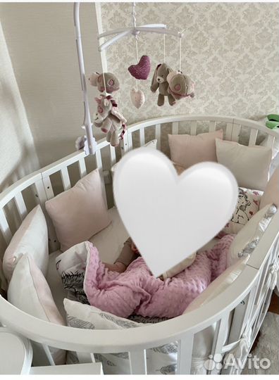 Детская кроватка трансформер 8 в 1