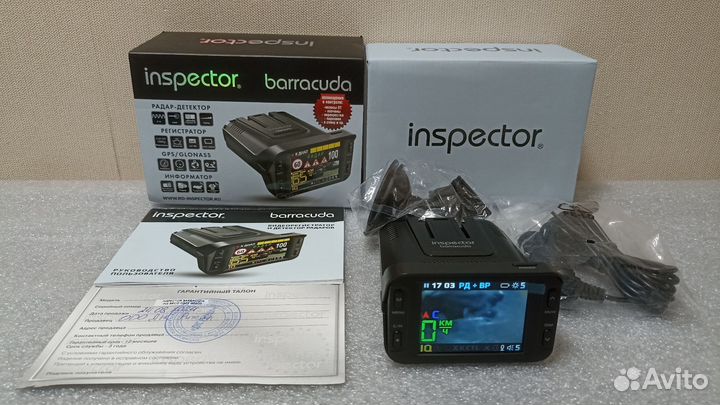 Видеорегистратор Inspector Barracuda с радаром