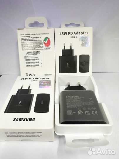 Адаптер для Samsung и iPhone 45w оригинал