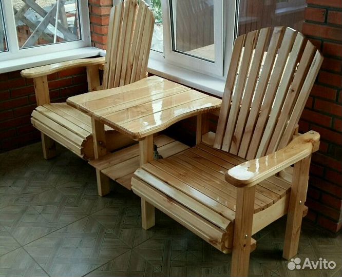 Кресла садовые со столиком