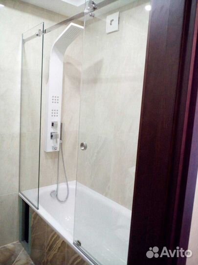 Душевая перегородка из стекла