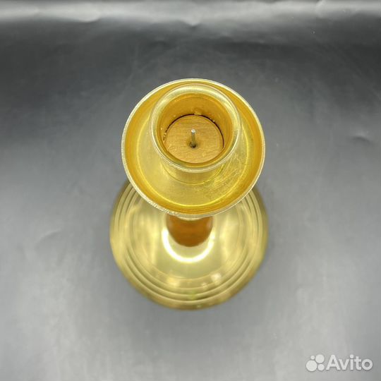 Подсвечник СССР на одну свечу Латунь Винтаж