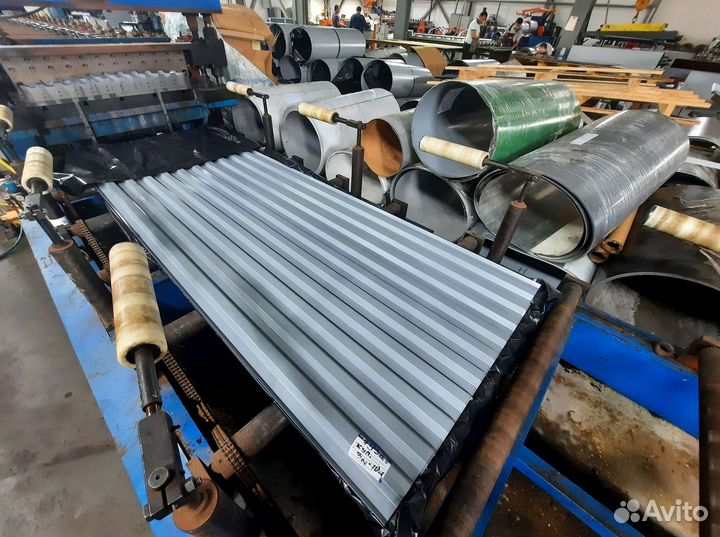 Профлист оцинкованный окрашенный нс-35 0,5х1000