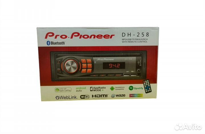 Автомагнитола Pro.Pioneer DH-258 (кд23)