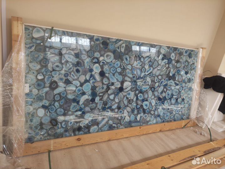 Слеб натуральный агат