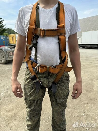 Система привязь пояс страховка