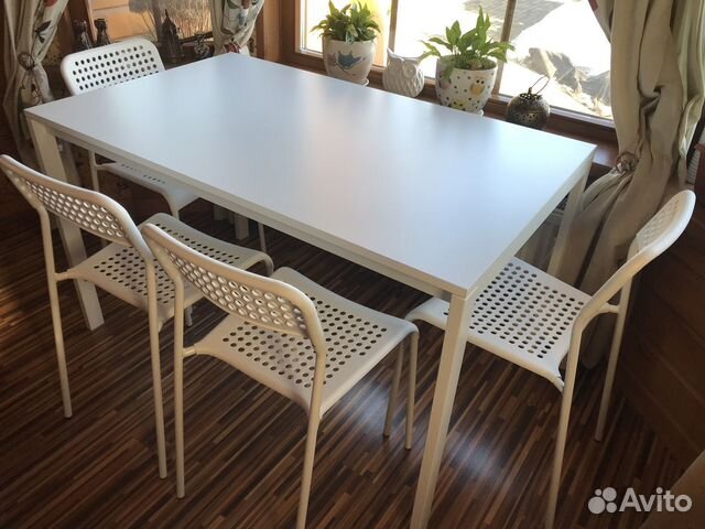 Стул IKEA Адде и Стол Мельторп 125х75 (Икеа) купить в Подольске ...