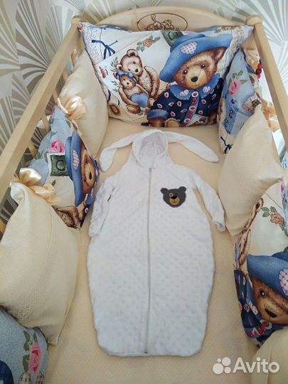 Бортики в кроватку для новорождённых