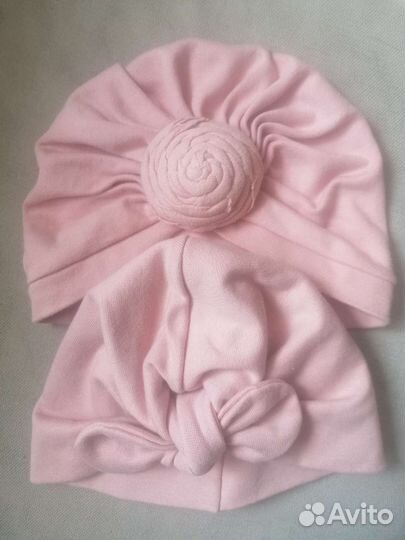 Шапка для девочки чалма