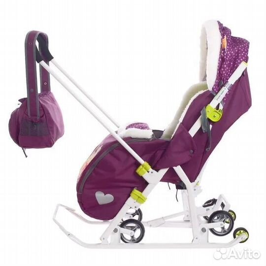 Санки-коляска комбинированная Nika - Disney Baby 2