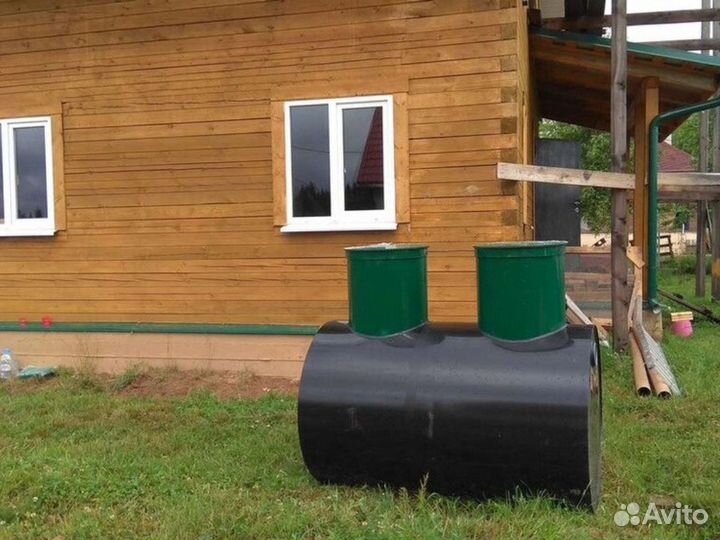 Септик эко Дека 4 переливной