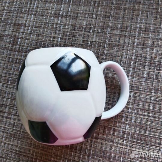 Кружка сувенир футбольный мяч