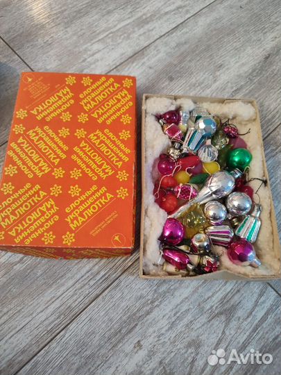 Елочные игрушки СССР набор Малютка