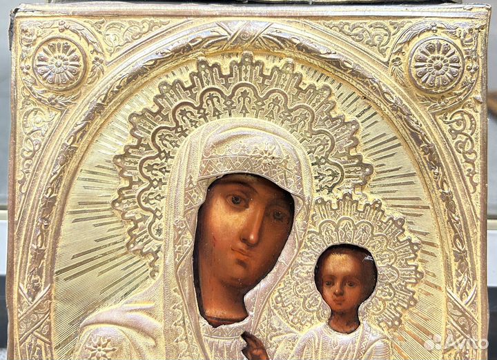 Икона Иверская Пресвятая Богородица в Красивом Окл