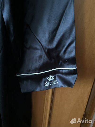 Шелковый халат мужской