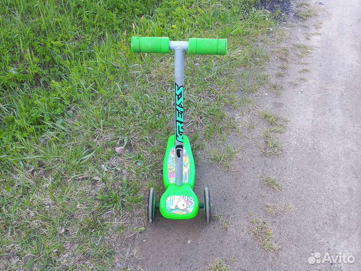 Самокат детский трехколесный бу