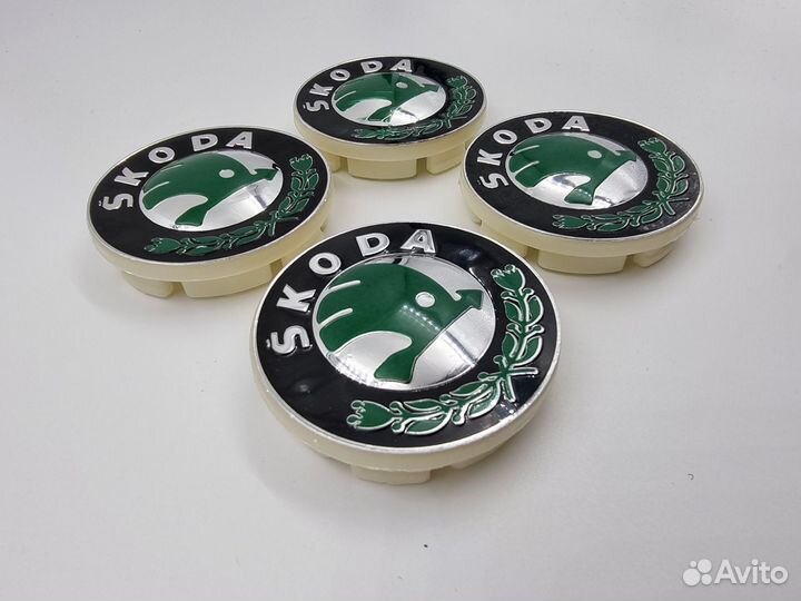 Колпачки на литые диски Skoda 55/52/7