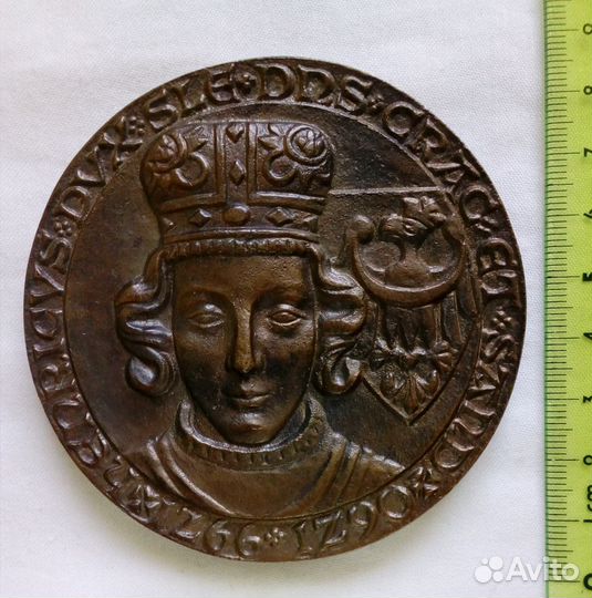 Польша,настольная медаль,Князь Вроцлавский,1975 г