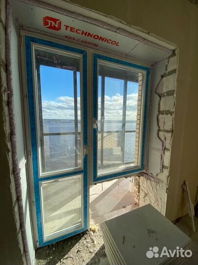 Балконная дверь и окно