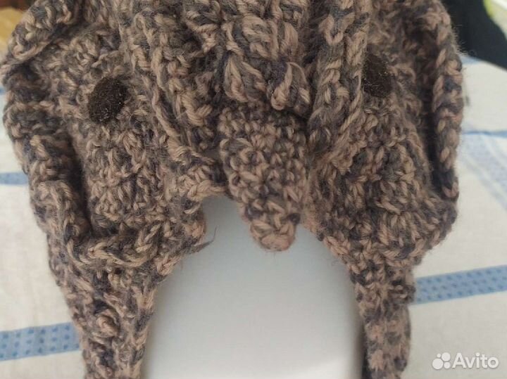 Глубокая шапка капюшон сова