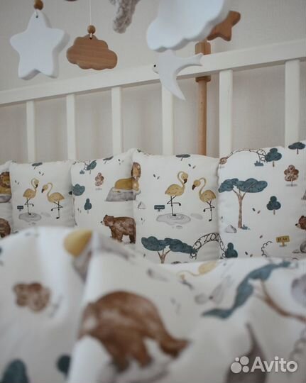 Бортики в детскую кроватку