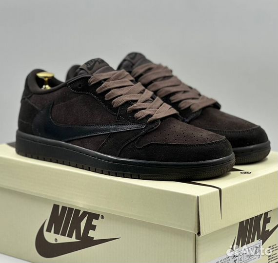 Кроссовки Nike Air Jordan 1 Brown