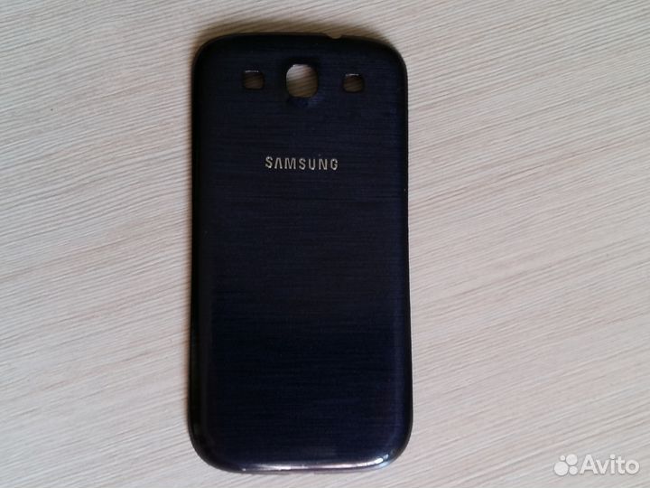 Задняя Крышка на Samsumg Galaxy S3 (синий)