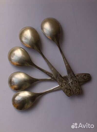 Ложки столовые мельхиоровые СССР