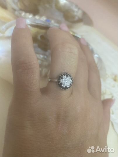 Серебряное кольцо 17.5