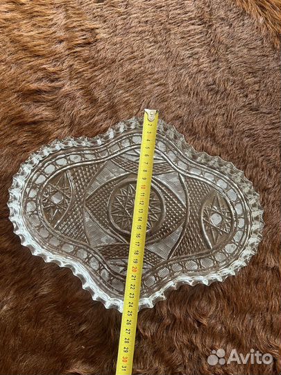 Хрустальное блюдо