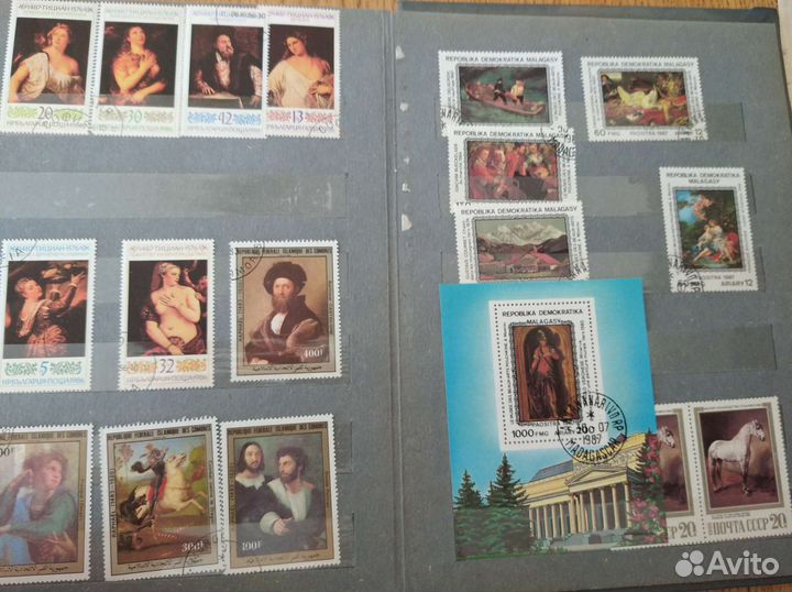 Почтовые зарубежные марки 