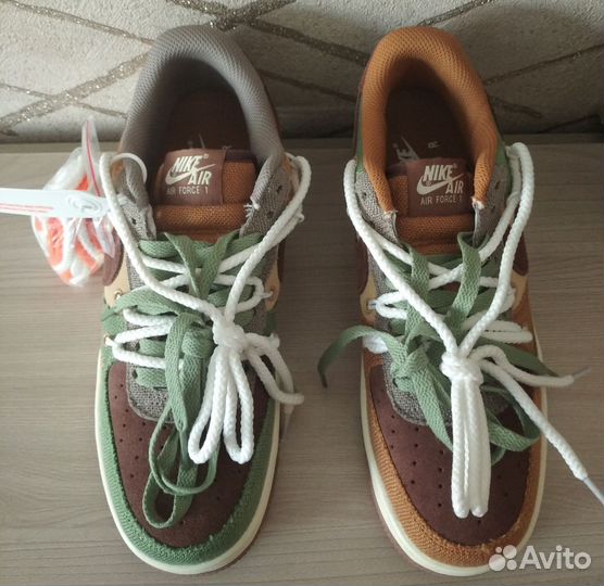 Кроссовки Nike Air Force 1,нат. замша, р.41-43