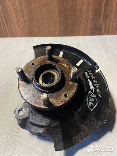 Кулак передний левый Hyundai Solaris RB G4FC