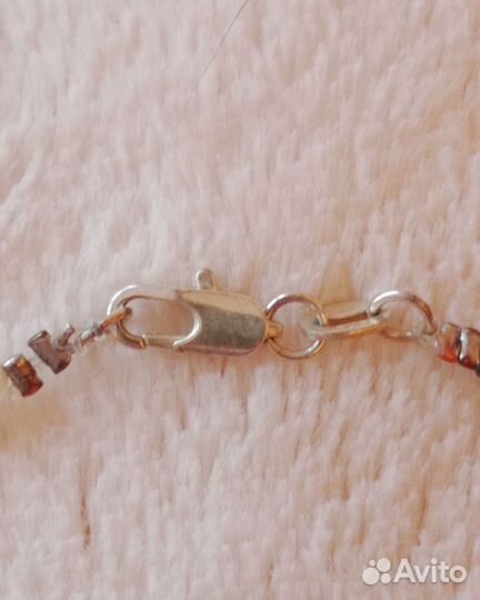 Колье/чокер из гематита с серебром клевер/на заказ