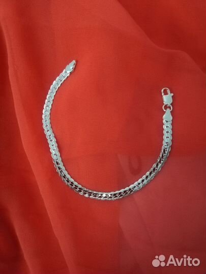 Серебряная цепь + браслет