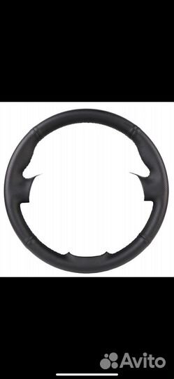 Кожаная оплетка руля Toyota Prius 30
