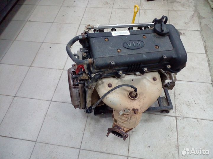 Двигатель G4FA Kia Rio 3 1.4 оригинал номерной
