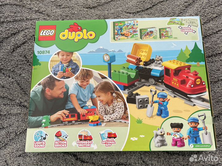 Lego duplo поезд 10874
