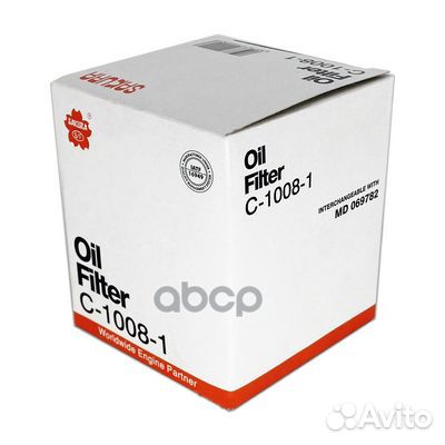 Фильтр масляный hyundai/mitsubishi C10081 Sakura