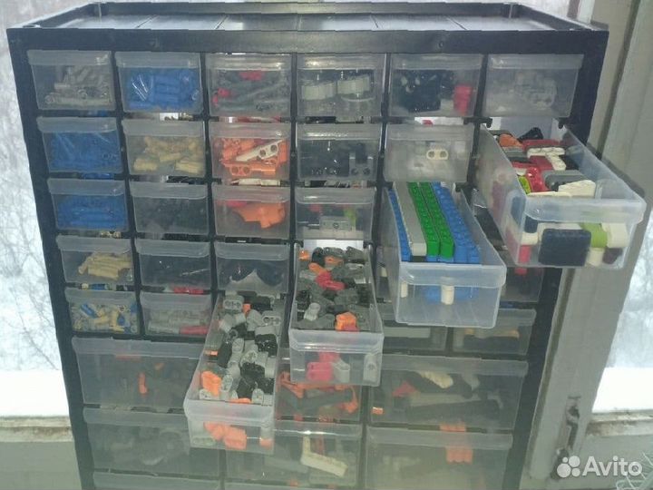 Lego Стеллаж для деталей. Лего Органайзер Шкаф