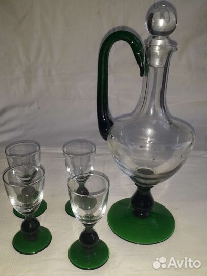 Посуда СССР цветное стекло