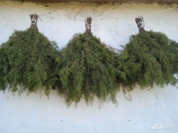 Веники для бани можжевеловые,кленовые