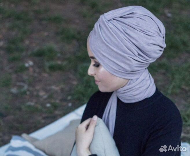Чалма с шарфом,закрывает шею
