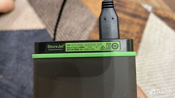 Переносной жёсткий диск Transcend 1tb