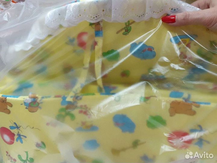 Бортики новые 3х сторонние в упаковке