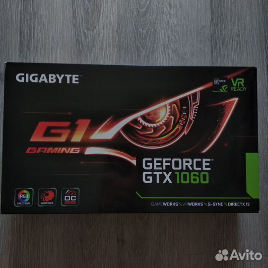 Видеокарта gigabyte geforce gtx 1060