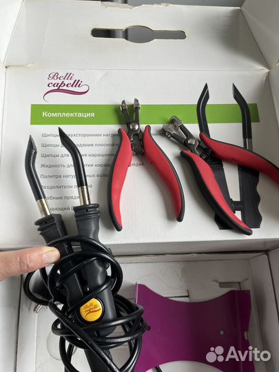 Щипцы для горячего наращивания волос